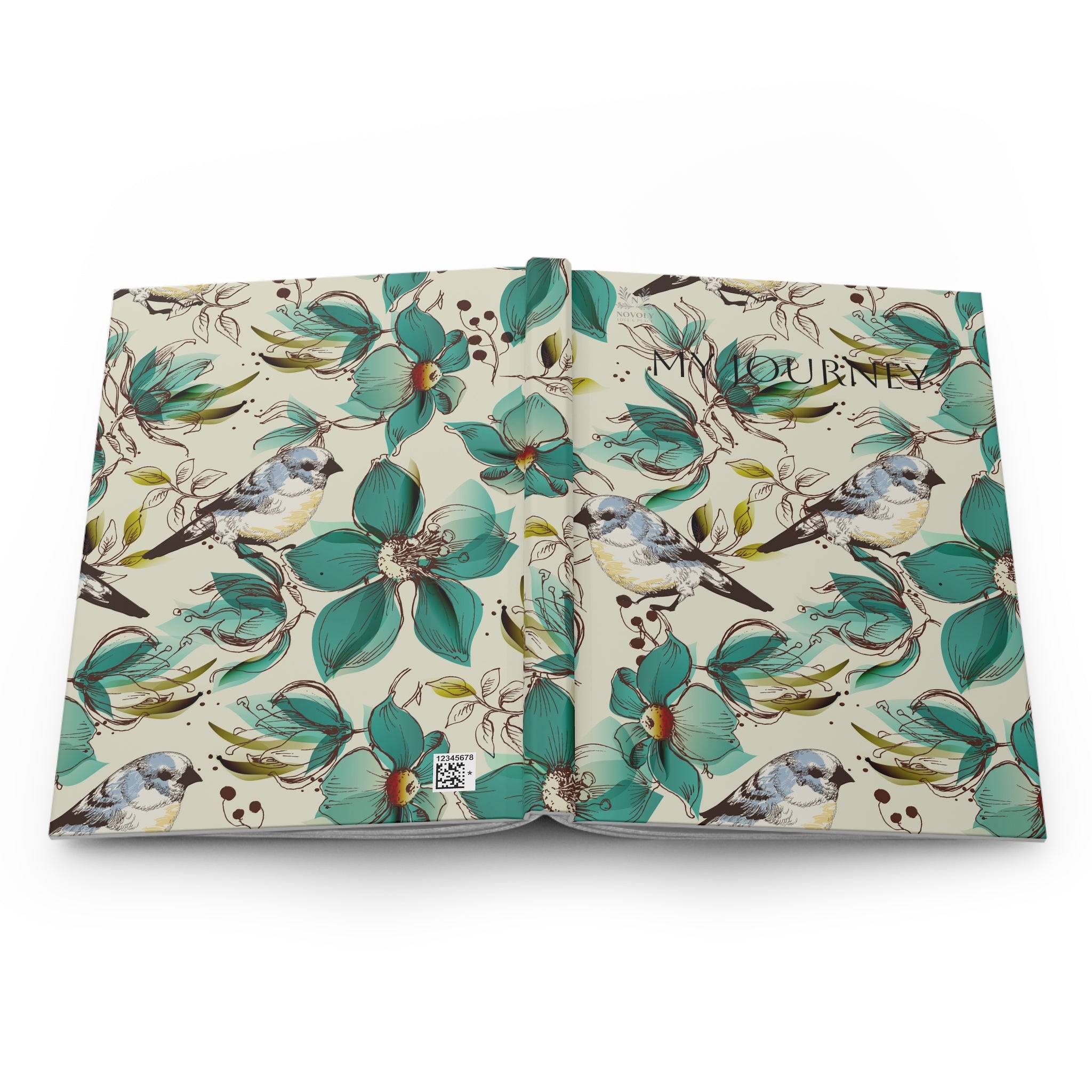 Novoly “My Journey” Hardcover Journal — Luxurious Matte Notebook
