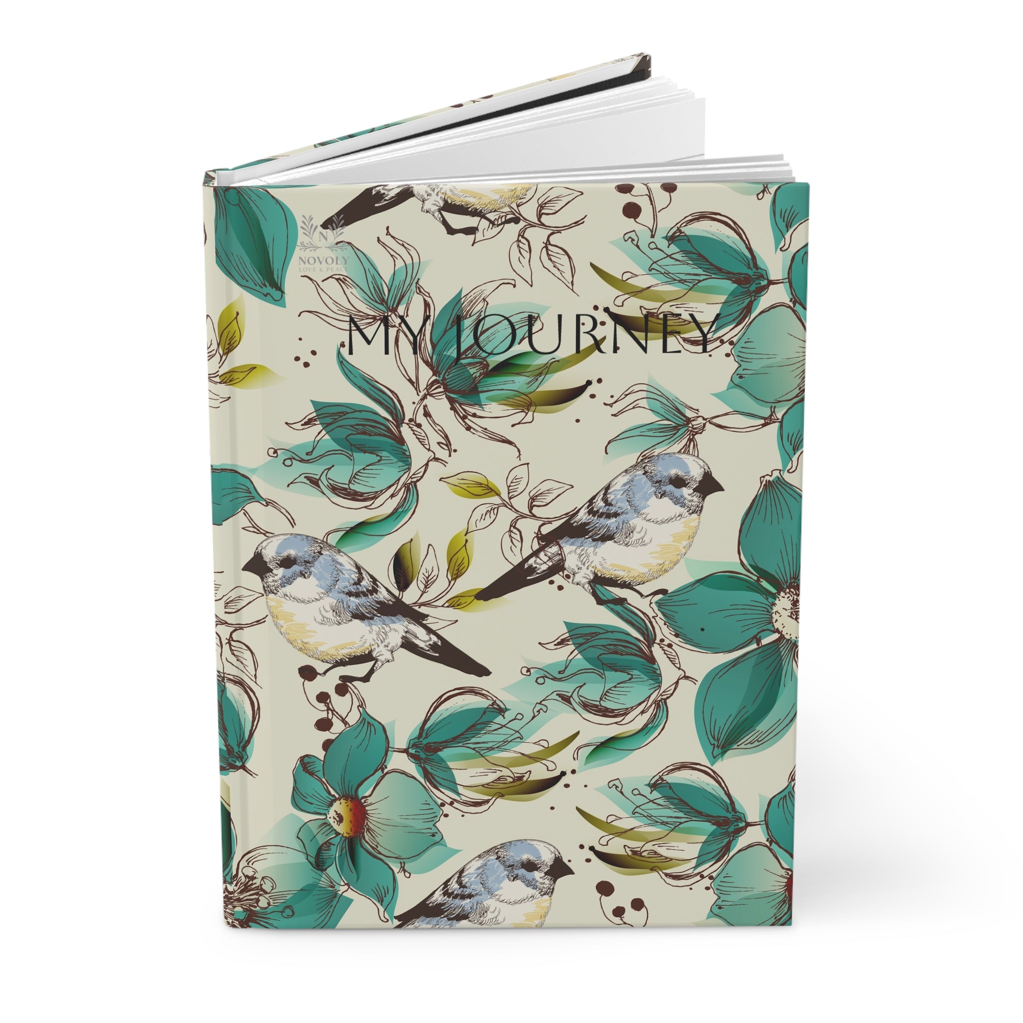 Novoly “My Journey” Hardcover Journal — Luxurious Matte Notebook