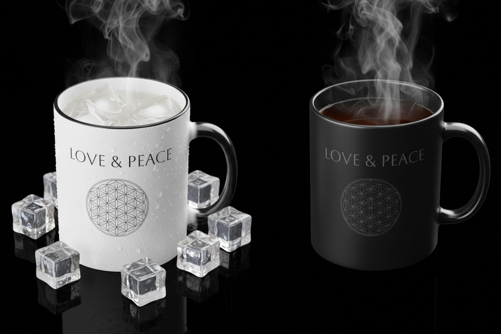 Mug Kalt vs. Heiß Vergleich